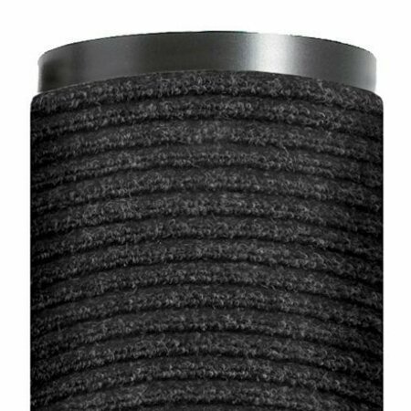 BSC PREFERRED 4 x 6' Charcoal Deluxe Vinyl Carpet Mat H-891GR